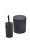 Mijölnir Juego de baño de 2 piezas Negro PZR-062